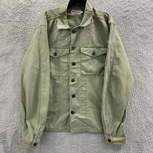 GUIDEBOAT CO Shirt Mens Size XL Button Up Extra Large Green*